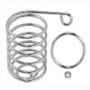 Lowrider Chrome Round Baseball Bat Holder for Bike, Bicycle, Cruiser, Trike. view 1