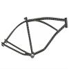 Lowrider Black 26" Hexagon Twisted Beach Cruiser Bike Frame. Beach Cruiser Bicycle Frame. view 1