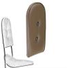 Lowrider Brown Vinyl Bike Sissy Bar Back Cushion. Bicycle Sissy Bar Back Cushion. view 1