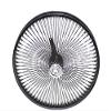 Black Lowrider Trike Conversion Kit with Plate for 20 inch Bike. Comes with Two Black 144 Spoke Wheels. Tricycle, Trike, Three-Wheel Bike Conversion kit view 4