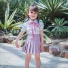 birbyrrly Girls School Uniform Skirts with Shorts Solid Pleated Tennis Skort Basic Scooter Purple 150-10-11Y view 2