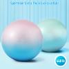Sportneer Extra Thick Exercise Ball - 25.6''Yoga Ball with Quick Pump - Anti-Burst and Slip Resistant Fitness Ball Chair for Pregnancy and Physical Therapy (Pink Blue) view 2