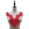 GMMDXD Black Embroidery Collar Floral Embroidered Applique Lace Neckline Collar Garment Accessories Scrapbooking (Color : Coffee) view 3
