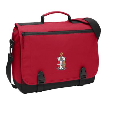 Kappa Alpha Psi Emblem Briefcase Red