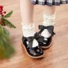 Otter MOMO Todder Little Girls Black Oxford Shoes Mary Jane T-Strap Size 10 School Uniform Party Dress Flat Shoes view 3
