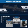 Vector Optics Veyron 6-24x44 IR 30mm Monotube First Focal Plane Riflescope Illumination Etched Reticle Turret Lock Side Focus for Compact Air Guns and Lightweight Firearms view 4