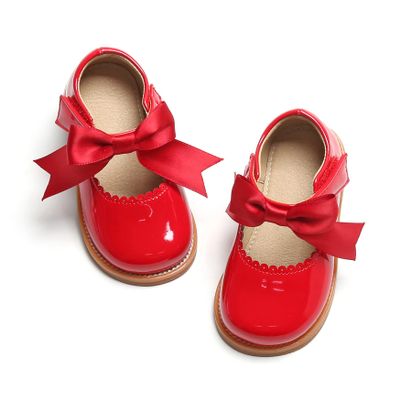 Otter MOMO Todder Little Girls Red Oxford Shoes Mary Jane T-Strap Size 12 School Uniform Party Dress Flat Shoes