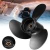 XMEIFEI PARTS Ship Engine Outboard Propeller Aluminum Alloy 3-Bladed Rotary Paddle 3B2W64517-1 8.5X9 Boat fit for Tohatsu Nissan-Mercury 8-9.8Hp view 2