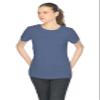 JustBlanks Ladies Ultra Soft 100% Cotton Jersey Racerback Gym Running Yoga Sleeveless Tank Top for Women - Heathered Navy - 3XL view 1