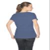 JustBlanks Ladies Ultra Soft 100% Cotton Jersey Racerback Gym Running Yoga Sleeveless Tank Top for Women - Heathered Navy - 3XL view 2