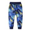 Qin.Orianna Little Boys Cartoon Pattern Cotton Drawstring Elastic Sweatpants Sport Jogger Pants with Pocket view 4