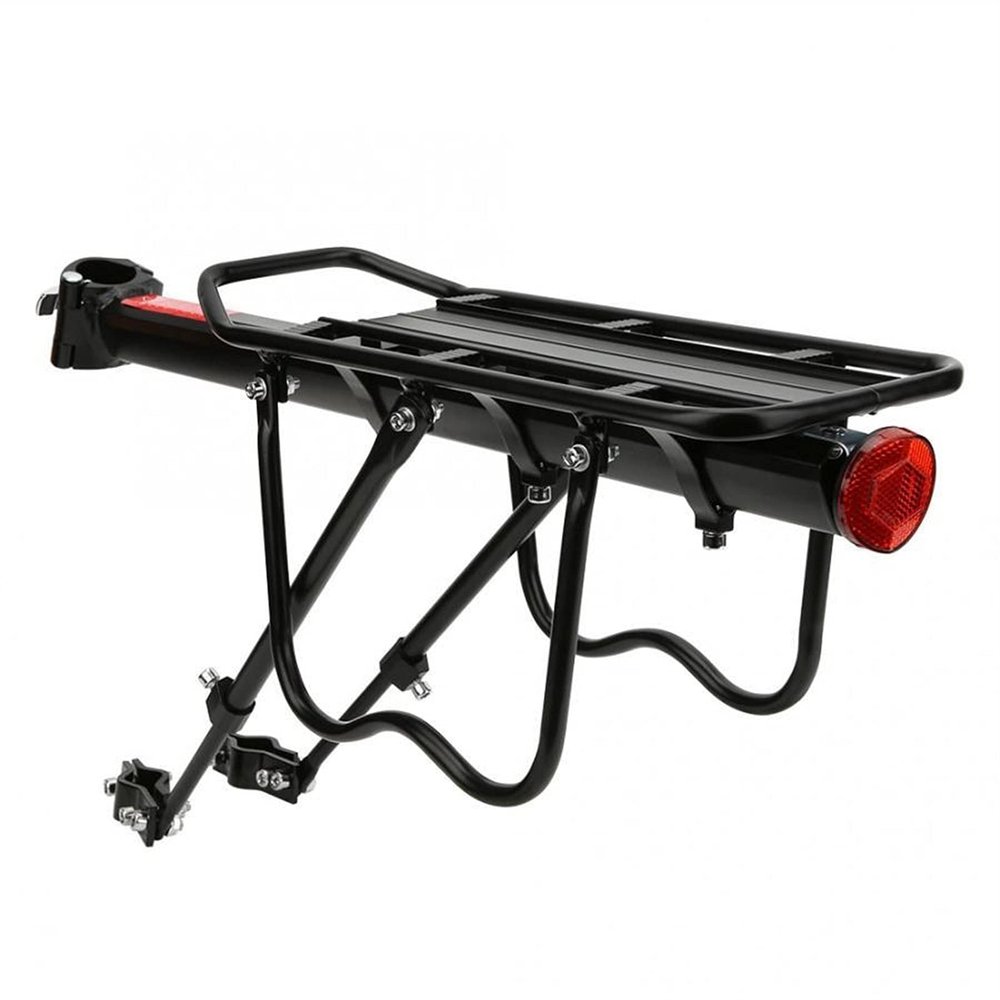 SJHY Bicycle Accessories Universal Bicycle Luggage Rack Quick Release Bike Frame Carrier Mount Aluminum Alloy Bike Carrier Rack Bike Parts