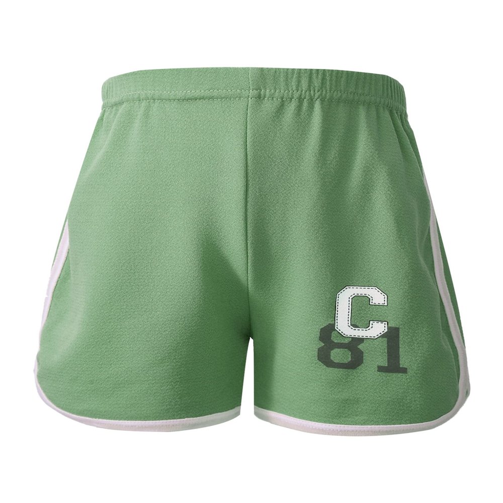 Kaerm Kids Girls Athletic Running Shorts Summer Casual Beach Workout Sport Short Pants Swimming Trunks Green 9-12 Months