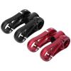 Bicycle Accessories Bicycle Handlebar Stem 360 Degree Adjustment Bike Handlebar Double Stem 31.8mm Mountain Bicycle Dual Rise Stem Bike Parts (Color : Black) view 2