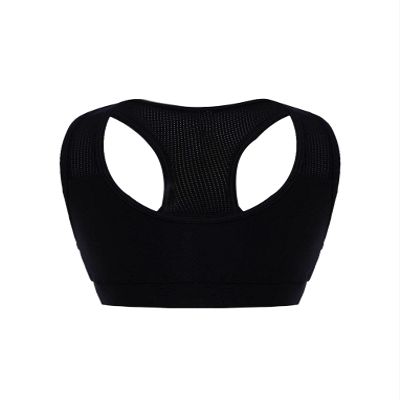 Hansber Kids Girls Sleeveless V Neck Dance Crop Top Ruffle Sleeve T-Shirt Blouse Gym Yoga Sport Bras Activewear Racerback_b 6