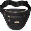 Fanny Pack Waist Pack for Women, Fashion Waist Bag with Adjustable Strap for Travel Sports Running black view 1