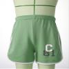 Kaerm Kids Girls Athletic Running Shorts Summer Casual Beach Workout Sport Short Pants Swimming Trunks Green 5-6 view 3