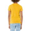 JustBlanks Youth Triblend Short Sleeve Tee Poly Cotton Rayon T-Shirt Crewneck Tee Side Seams Retail Fit T-Shirt for Boys - YLW Gold Trblnd - X-Large view 2