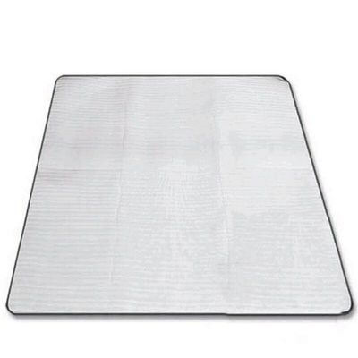 Colaxi Folding Aluminum Sleeping Mattress mat for Outdoor Camping Picnic 200cm, Silver, 200x200cm