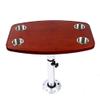 YIYIBYUS Boat Table, Boat Table Leg Set Pedestal Table Marine Table 4 Built-in Cup Holders 24" x 15" Large Removable Table for Caravan RV Marine Boat view 2