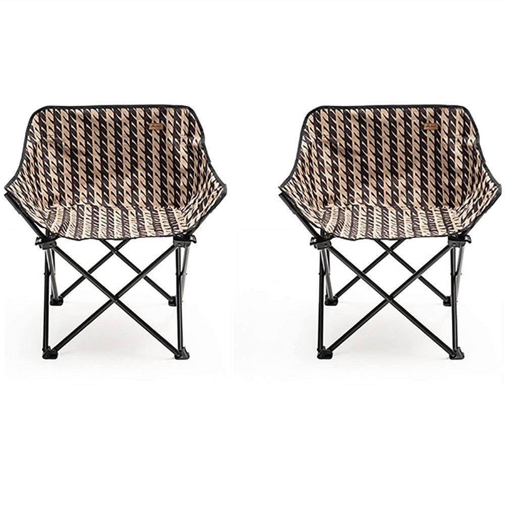2 Pack Portable Camping Chairs,Folding Fishing Chairs for Adults,Small Collapsible Foldable Packable Lightweight Backpack Chair,Camp Chairs for Outside,Load-Bearing: Within 150kg (Color : 2 Chairs)