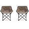 2 Pack Portable Camping Chairs,Folding Fishing Chairs for Adults,Small Collapsible Foldable Packable Lightweight Backpack Chair,Camp Chairs for Outside,Load-Bearing: Within 150kg (Color : 2 Chairs) view 1