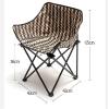 2 Pack Portable Camping Chairs,Folding Fishing Chairs for Adults,Small Collapsible Foldable Packable Lightweight Backpack Chair,Camp Chairs for Outside,Load-Bearing: Within 150kg (Color : 2 Chairs) view 2