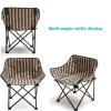 2 Pack Portable Camping Chairs,Folding Fishing Chairs for Adults,Small Collapsible Foldable Packable Lightweight Backpack Chair,Camp Chairs for Outside,Load-Bearing: Within 150kg (Color : 2 Chairs) view 4