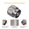 Camping Stove Adapter Propane to Butane Adapter LPG Canister Gas Adapter view 2
