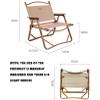 Camping Chair,Camp Chairs for Adults,Folding Fishing Chair Camping Backpack,Wood Folding Portable Camping Chair for Adults,Suitable for Outdoor,Camping, Picnic,600D Polyester Oxford Cloth-Ergonomic view 2
