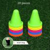 Agility Training Cone Mini Agile Plastic Sports Cone, Soft Football, Basketball, Pulley Marking Cone, Traffic Safety Cone view 3