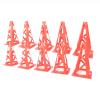 Agility Training Cone Indoor and Outdoor Sports Agility Cones, 9" Plastic Basketball, Football Training Marker Cone, Kindergarten Outdoor Obstacle Cone view 2