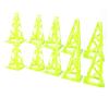 Agility Training Cone 10 Pieces of Children's Plastic Sign Cones, 9" Football, Basketball Agility Sports Cone Obstacle Cone (Color : Green) view 1