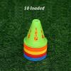 Agility Training Cone 3" Plastic Traffic Movement Cone Obstacle Cone, for Children's Football, Skating, Basketball, Indoor and Outdoor Games (Size : 10pcs) view 3