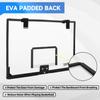 GSE Games & Sports Expert Large Basketball Hoop with Ball & Pump, 24" x 16" Wall-Mounted Hoop Set, Over-The-Door Basketball Hoop with Complete Accessories for Home & Office view 4