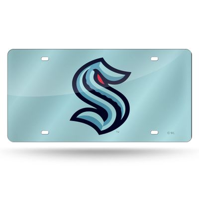 NHL Seattle Kraken Laser Inlaid Metal License Plate Tag