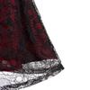 Women's Sleeveless Punk Dresses Camisole Skull Print Lace Swing Dress Halloween Spaghetti Strap Steampunk Dress Goth Clothes Wine view 4