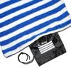 Tidal Wake TAG-IT 52" Pointed Nose Surf & Wake Board Sock - Soft Wakesurf/Wakeboard Bag with Built-in Name Tab, Customizable Wake Surfboard/Wakeboard Cover Protects Your Board -Blue & White view 3
