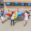 METIS Kids Parachute [6ft - 30ft] - Playground Equipment [6 Sizes] | Parachute for Kids | Kids Outdoor Play Equipment | Outdoor Games & Activities | Carry Bag Included (30ft) view 4