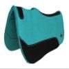 CHALLENGER Horse 30" x 30" Western Contoured Wool Felt Close Contact Saddle Pad Teal 39121TL1 view 1