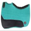 CHALLENGER Horse 30" x 30" Western Contoured Wool Felt Close Contact Saddle Pad Teal 39121TL1 view 4