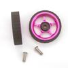 LONDON CRAFTWORK Wide Easy Wheels For BROMPTON ver 2.0 in PINK view 2