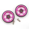 LONDON CRAFTWORK Wide Easy Wheels For BROMPTON ver 2.0 in PINK view 3
