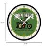 John Deere Clock Round Nothing Runs Like A Deere Tractor view 2