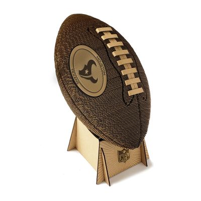 Littlearth Unisex-Adult NFL Houston Texans Cardboard 3D Football, Team Color, One Size