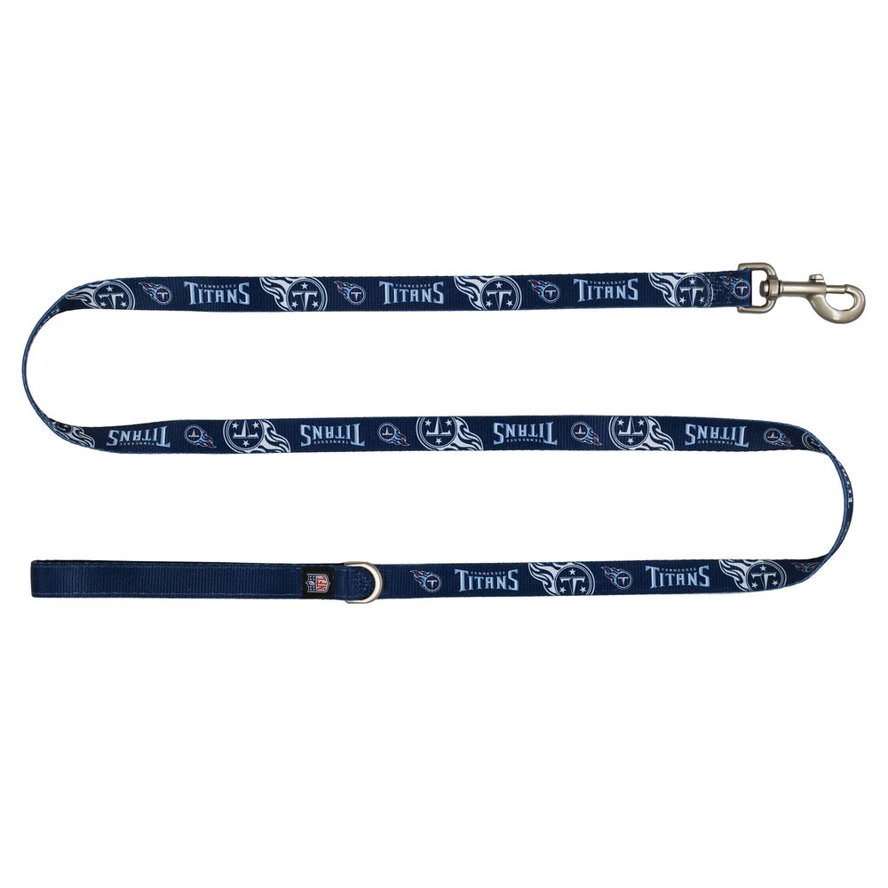Littlearth NFL Tennessee Titans Pet Premium Lead, Team Color, 3Q