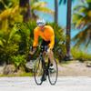 Synergy Men's Trisuit - Pro Thermal Long Sleeve Cycling Skinsuit (Medium, Gunmetal) view 4