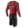 Synergy Men's Trisuit - Pro Thermal Long Sleeve Cycling Skinsuit (Small, Cardinal) view 2
