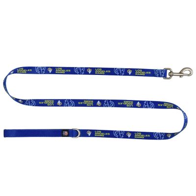 Littlearth NFL Los Angeles Rams Pet Premium Lead, Team Color, 3Q