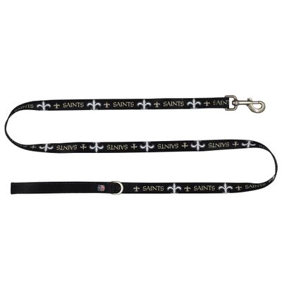 Littlearth NFL New Orleans Saints Pet Premium Lead, Team Color, Inch